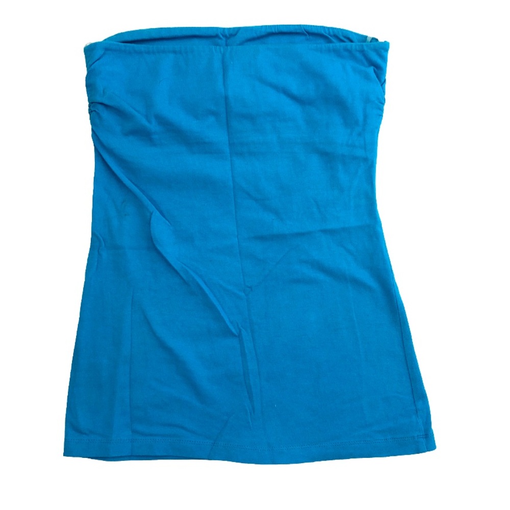 Deb Aqua Blue Strapless Tank Top size small - Picture 6 of 8